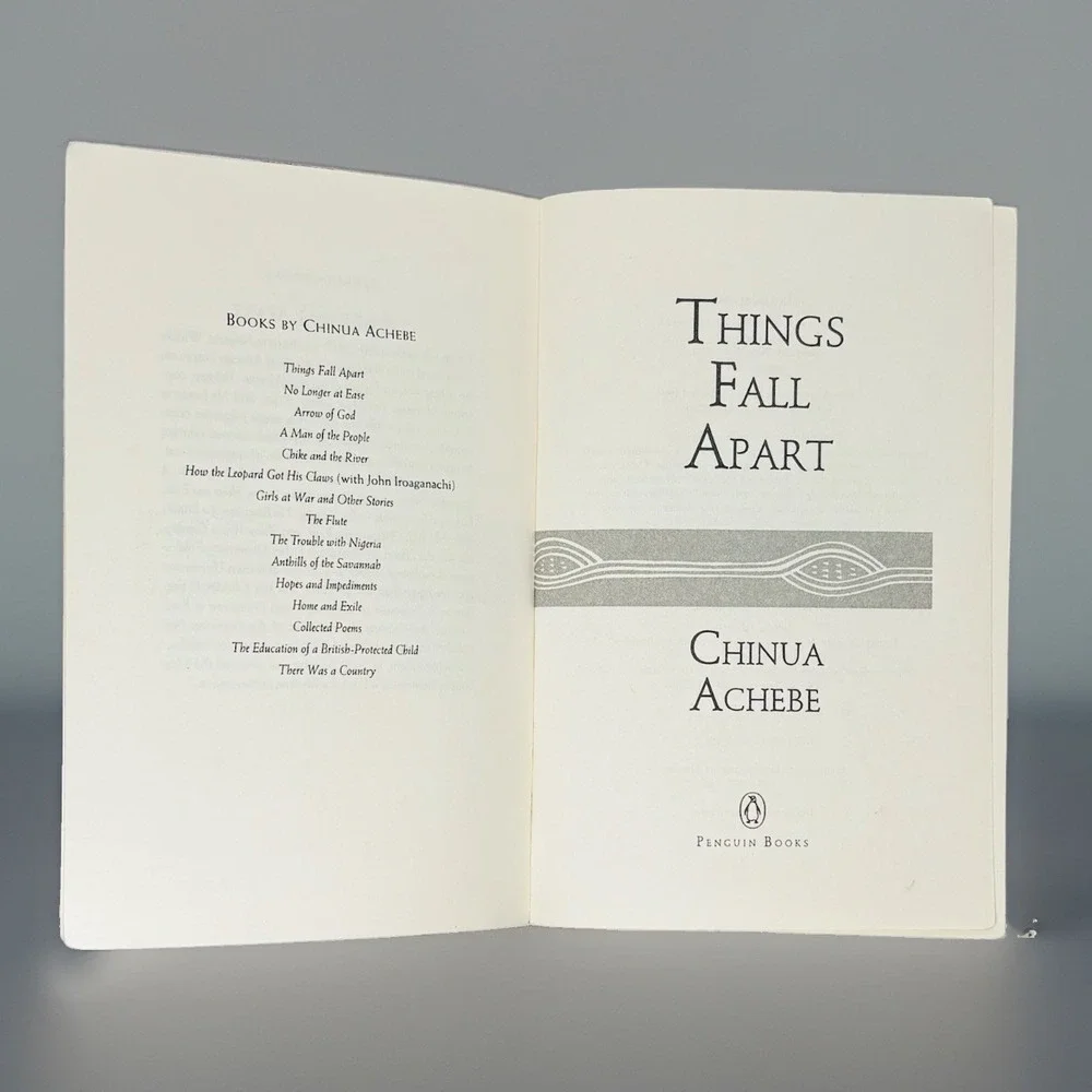 Things Fall Apart Chinua Achebe Penguin Books Paperback Vintage Classic Fiction